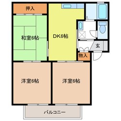 ストリートサイド長谷川Cの物件間取画像